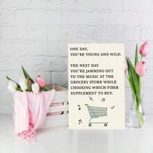 1Pc Funny And Unique Birthday Cards And Gifts For Women | Birthday Gifts For Female Best Friends, Gifts For Sisters, Funny And Inspiring Greeting Cards For Female Friends School Supplies,Back To School