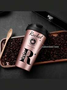 Customizable Vacuum Stainless Steel Coffee Cup Creative Handle Insulated Cup Vacuum Portable Car Cup Gift Cup Office Bedroom Water Cup,Brunch-Ready