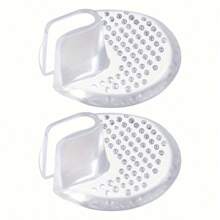 3pairs Of Flip-Flop Rubber Pads For Toe Protection Pads