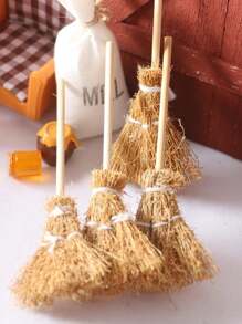 2/10 piezas Escobas de Halloween, Escobas Miniatura, Decoraciones de Halloween, Decoraciones de Otoño, Decoraciones de Habitación, Decoraciones de Cocina, Decoración del Hogar, Decoración de Otoño