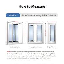 1 Piece Of Mosquito-Proof Screen Self-Adhesive Window Screen Is Non-Porous, DIY Cutting, Easy To Install, Summer Household Invisible Screen - Gray Mesh White Edge - View 8