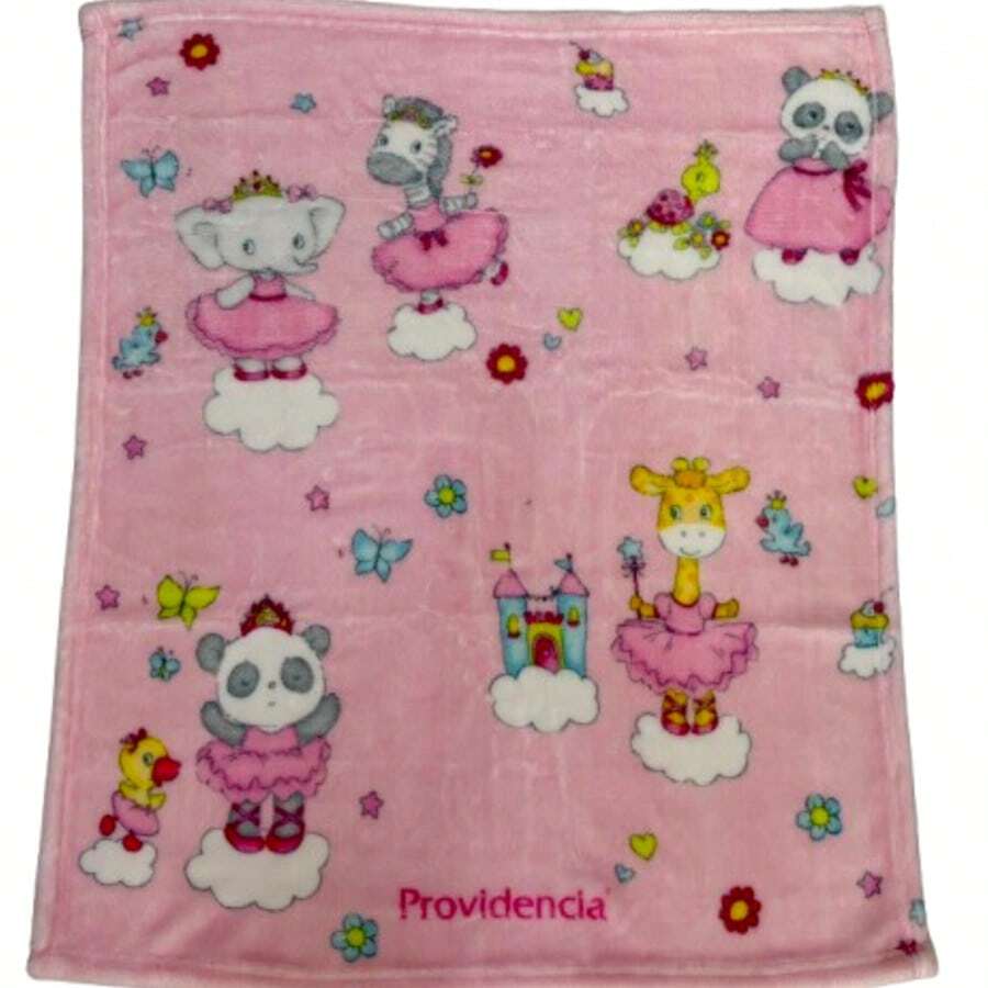 Multi-Purpose Travel Baby Blanket With HD Print - Watermelon Pink - View 1