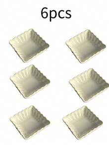 Cabin Kangaroo 1 Set quadratische Keramik-Soßenschälchen im nordischen Stil mit reaktiver Glasur, hochwertige Dipschalen für Soßen, Obst-Snack-Teller, japanisch anmutende Soßenschälchen, hochwertige einfarbige Keramikteller, kleine Teller für Nüsse und Obst, Appetizer-Dipschalen, Obstschalen, verwendbar als Geschenk, Partyartikel, Hotelwaren, Küche, Weihnachtsgeschenk