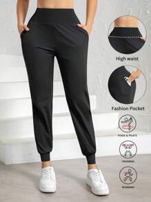 Women'S High Waist Ice Silk Joggers Pants Non Tight Sports Casual Pants Lightweight Athletic Pants For Workout, Yoga, Running Tights
