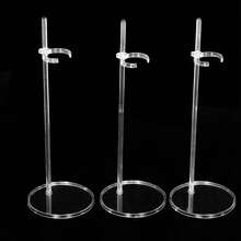 Soporte acrílico para muñeca, soporte transparente de 30cm para exhibición de figuras, soporte para pie y cintura, para espectáculo de juguetes para muñecas 1/6, 5/10 Uds. YXCK - 5 piezas - Ver 8