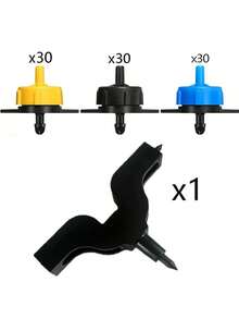 Drip Irrigation Emitters 1/4 Inch Pressure Compensating Sprinklers With 3 Sizes 3 Color, 1/2 GPH, 1 GPH, 2 GPH Per Hour Drip Irrigation Sprinkler For Watering Drip Irrigation System - Multicolor - View 10