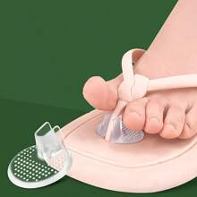 3pairs Of Flip-Flop Rubber Pads For Toe Protection Pads