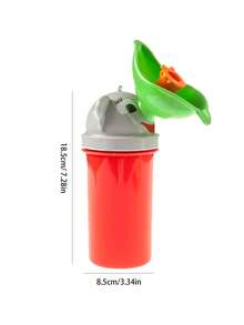 1 pieza Orinal portátil para bebés, diseño a prueba de fugas para niños y niñas pequeños, apto para viajes, camping, carro y entrenamiento para ir al baño - Multicolor - Ver 3