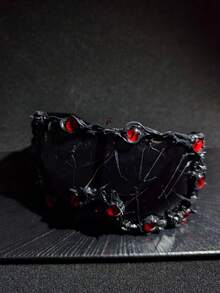 1 件男女通用蒸汽朋克风格几何图案复古休闲波西米亚宫廷风格派对可爱街头优雅眼镜，适合所有季节，欧美个性派对，舞台表演名人眼镜，哥特式小众前卫时尚休闲 Ins 黑蛇