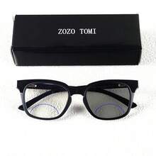 双焦点变色老花镜，近视远视均清晰，视野宽阔，TR镜框材质，时尚百搭 - 白色 - 查看 11