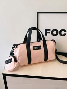 حقيبة كتف نسائية كورية الطراز، حقيبة يد نايلون متعددة الاستخدامات للسفر والتنقل، حقيبة يد وسادة للنساء، حقيبة كاجوال للكتف والرسائل، حقيبة صغيرة متضمنة لاكسسوارات المدرسة والأغراض المدرسية