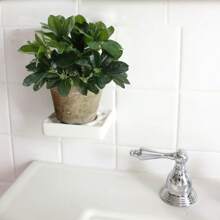 GTIDEA Artificial Shrubs Plants Fake Silk Schefflera Bushes Real Touch Faux Greenery Leaf Arrangements Indoor Outdoor Garden Office Home Table Centerpieces Wall Hanging