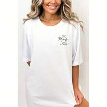 Camisa Personaliz Para Señora, Camisa Para Futura Señora, Fiesta De Compromiso, Camisa Personaliz Para Novia, Camisas De Compromiso, Regalo Para Futura Señora, Futura Novia, Regalos De Compromiso - White - View 1