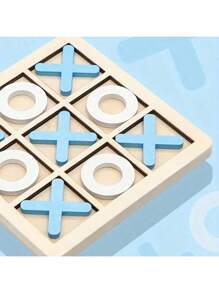 Premium Wooden Tic Tac Toe Game Set - A Classic Family Board Game Suitable For Adults And Children, Puzzle Competition Toy, Thinking Training Toy, Children's Interactive, Stress Relief Toy, Perfect Travel Version Or Desktop Decoration, Ideal Holiday Gift.