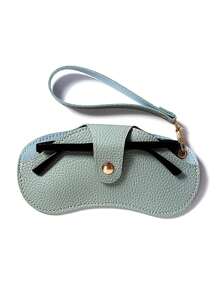 Estuche para gafas de sol de mujer, estuche de gafas portátil retro, bolsa protectora de gafas de sol