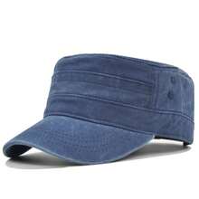 1Pc Unisex Casual Vintage Flat Cap For Everyday Adventure – Versatile Cadet Style Baseball Hat,Summer,Beach - Flat Cap - View 10