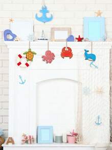 20/10 piezas Manualidades oceánicas Decoraciones de madera en bruto DIY para pintar, decoraciones del hogar y fiestas. Decoraciones colgantes de madera sin terminar para decoraciones temáticas de playa, vacaciones, temática tropical, fiesta hawaiana. Decoraciones colgantes para fiestas, manualidades DIY, proyectos de arte, bodas, cumpleaños, graduación y fiestas temáticas.