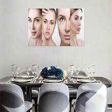 Cartel de impresión de lienzo para decoración de pintura de pared, adecuado para salón de belleza, cirugía plástica, hogar, oficina, dormitorio - Multicolor - Ver 4
