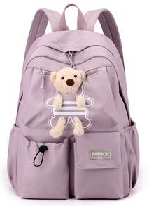 During The School Season, Students And High School Students Use High-End Appearance Style Schoolbags. The Capacity Is 45L Or 6L. They Are Made By The Morio Brand. They Have A Large Capacity And A Cute Appearance. - Multicolor - View 8