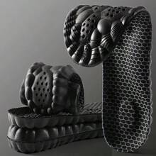2 paires/set de semelles intérieures respirantes, résistantes aux odeurs, de massage et amortissantes pour hommes et femmes, convenant à toutes les saisons, pouvant être découpées sur mesure, confortables et matelassées pour les chaussures casual et de sport