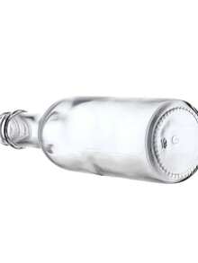 Botella De Vidrio 250 Ml Redonda (24 Piezas) Envase Bebidas - Negro - Ver 4