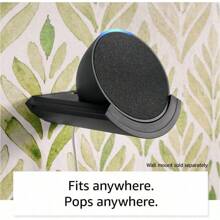 Echo Pop (Newest Model), Our Smallest Alexa Speaker, Fits In Any Room, Glacier White