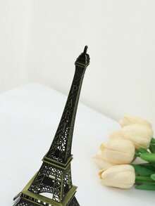 1 pieza Modelo de Torre Eiffel, figura decorativa para el hogar, utilería fotográfica, mejor regalo para cumpleaños, graduación, adorno decorativo