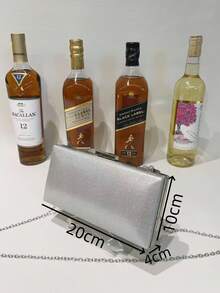 Women's Shoulder Bag/Wallet For Party/Banquet/Wedding WT168-189 - 銀色 - 查看 2