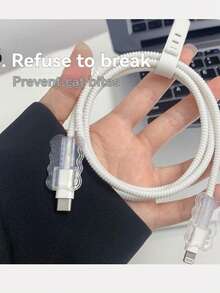 10Pcs ABS Resin Cable Sleeves: Protect Your Cables From Breakage And Disconnection