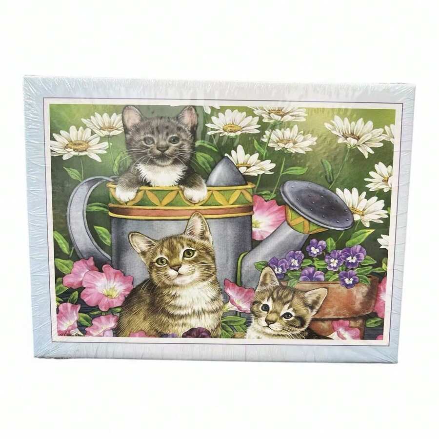 Rompecabezas 300 piezas puzzle de paisaje para adultos y niños juguete educativo y creativo piezas resistentes de fácil ensamblado - Gris - Ver 1