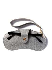 Estuche para gafas de sol de mujer, estuche de gafas portátil retro, bolsa protectora de gafas de sol