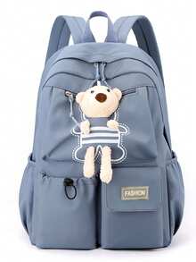 During The School Season, Students And High School Students Use High-End Appearance Style Schoolbags. The Capacity Is 45L Or 6L. They Are Made By The Morio Brand. They Have A Large Capacity And A Cute Appearance. - Multicolor - View 7