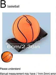 Wrist Bounce Ball With Rope, Elastic Swing Ball Stress Relief Toy - Multicolor - View 4