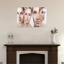 Cartel de impresión de lienzo para decoración de pintura de pared, adecuado para salón de belleza, cirugía plástica, hogar, oficina, dormitorio - Multicolor - Ver 5