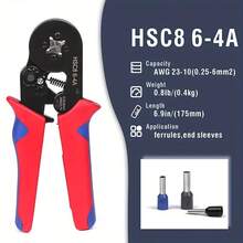 AWG 22-10 电线端子套件，绝缘环连接器组合套件，适用于工业用途，8 种 AWG 22-7 连接器，针式端子组合，铜压接绝缘线端端子