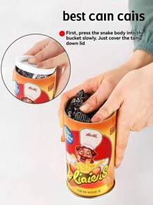 6pcs April Fool's Day Prank Toys Spring Snake Jumping Out Of Container, Fun Party Entertainment, Potato Chip Snake Novelty Toys, Potato Chip & Cockroach Model Combination Pack, Reusable