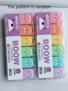 1 Stück/2 Stücke/4 Stücke Mini Fluoreszierender Stift-set, Macaroon 6 Farben Pastell Textmarker Stifte Für Studenten, Augenschutz