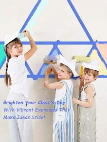 8pcs/6pcs/4pcs/2pcs Solid-Color Adhesive Tape, A Simple Portable Art Tape, Is Used For Painting And Returning To School. It Is Suitable For Painting, Art Students, Art Examinations, Sketching, Oil Painting, Handbooks, Letters, And Handbooks. It Can Be Freely Pasted And Cut At Will. It Is An Essential Tool For Home Decoration,Back To School,School Supplies - Multicolor - View 3