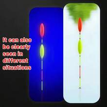 3 Piecesfish Float Set, Fishing Equipment, Fishing Float Equipment, Shallow Water Fish Float, Short Float, Lightweight Design, Windproof, Suitable For Fishing In Various Scenarios Such As Reservoirs, Ponds, Rivers, Etc - Gold - View 3