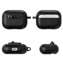 Locking Case Compatible With Airpods Pro 2nd/1st Generation Case Cover With Secure Lock Clip, AirPods 4 Case Full-Body Shockproof Protective Cover Compatible With Airpods 3