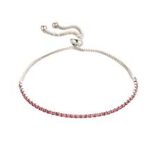 1pc Fashionable Minimalist Zirconia Stretch Bracelet, Jewelry & Watches/Women's Fashion Jewelry/Women's Bracelet/Women's Chain Bracelet