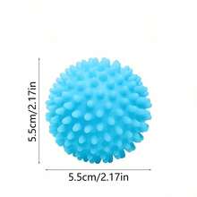 1/3/6pcs Random Color, Reusable Laundry Ball, Laundry Ball For Washing Machine, Fabric Softener Ball, Laundry Drying Ball, Anti Knot Tying Laundry Ball, Fluffy Laundry Balls, Clothes Hair Adsorption Removal, Reduce Wrinkles In Clothes, Cleaning Supplies, Household Gadgets, Bathroom Supplies, Laundry Supplies, Laundry Tools And Accessories