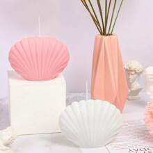 Macaron Colored Shell Scented Candle, Ins Style Home Decor, Shooting Prop, Customized Gift