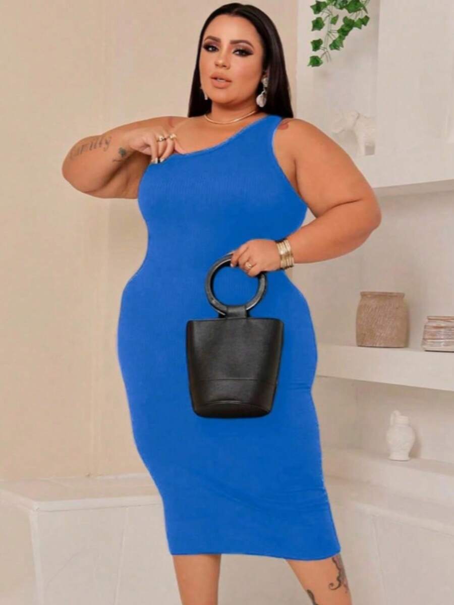 VESTIDO NULA MANCA FEMININO PLUS SIZE