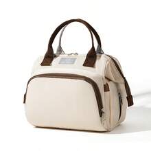 多功能妈妈包，纯色婴儿奶瓶加热包，大容量手提包和背包，尼龙材质 - 1225媽咪包 - 查看 14