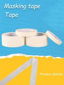 8pcs/6pcs/4pcs/2pcs Solid-Color Adhesive Tape, A Simple Portable Art Tape, Is Used For Painting And Returning To School. It Is Suitable For Painting, Art Students, Art Examinations, Sketching, Oil Painting, Handbooks, Letters, And Handbooks. It Can Be Freely Pasted And Cut At Will. It Is An Essential Tool For Home Decoration,Back To School,School Supplies - Multicolor - View 5