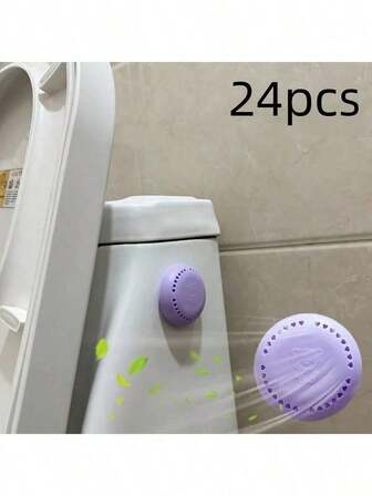24pcs Fragrance Aroma Deodorizer, Long-Lasting Bathroom, Bedroom, Car, Home, Toilet Solid Air Freshener