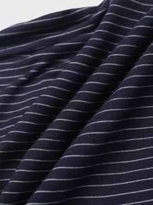 4 件男士简约休闲条纹平角内裤，舒适透气针织面料，适合跑步、锻炼、健身运动短裤