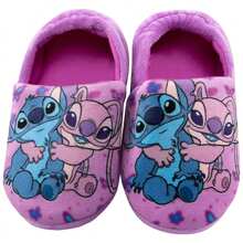 Disney Lilo & Stitch Slippers | Stitch & Angel Girls' Slippers | Kids' Footwear | Fast UK Delivery Shipping | Trusted UK Seller | Great Gift For Kids | Perfect For Birthdays And Christmas - Purple - View 2