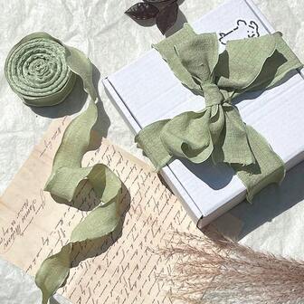 5 Colors 2.5cm Mermaid Tail Ribbon Elastic Ruffle Trim, Cake Birthday Box Packaging Ribbon, Gift Wrapping Ribbon, Hair Accessories, DIY Craft Bowknot Flower Bouquet Decor